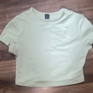 SHEIN Mint Green Women's Crop Top